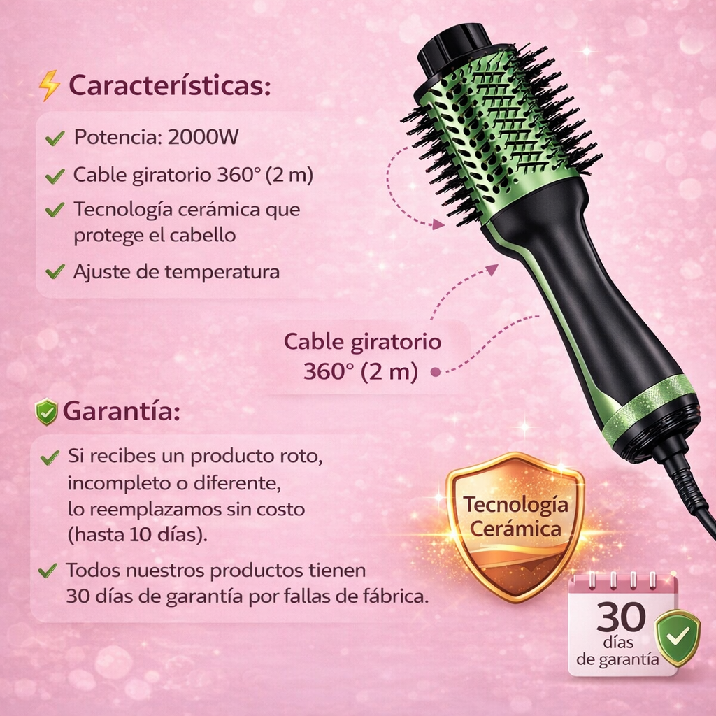 LumyarBrush: Cepillo Secador
